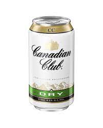 Canadian Club Whisky & Dry Cans 375mL